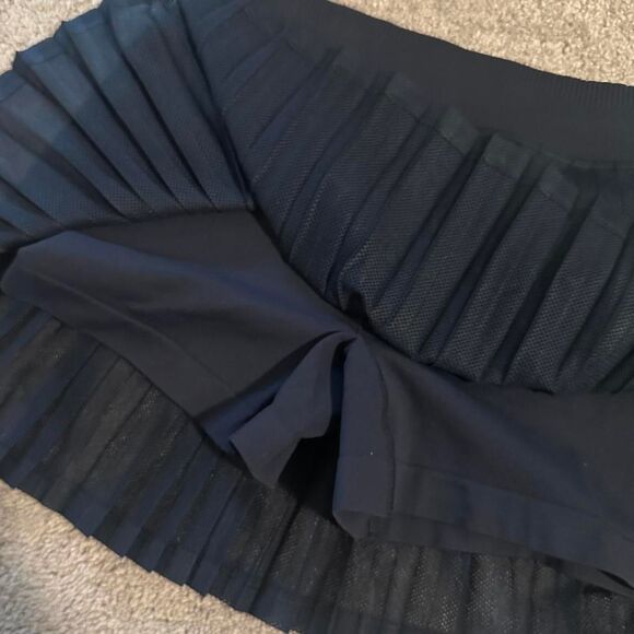 Free People Movement FP pleated mini skirt skort XS/S tennis golf mesh workout - Picture 8 of 8